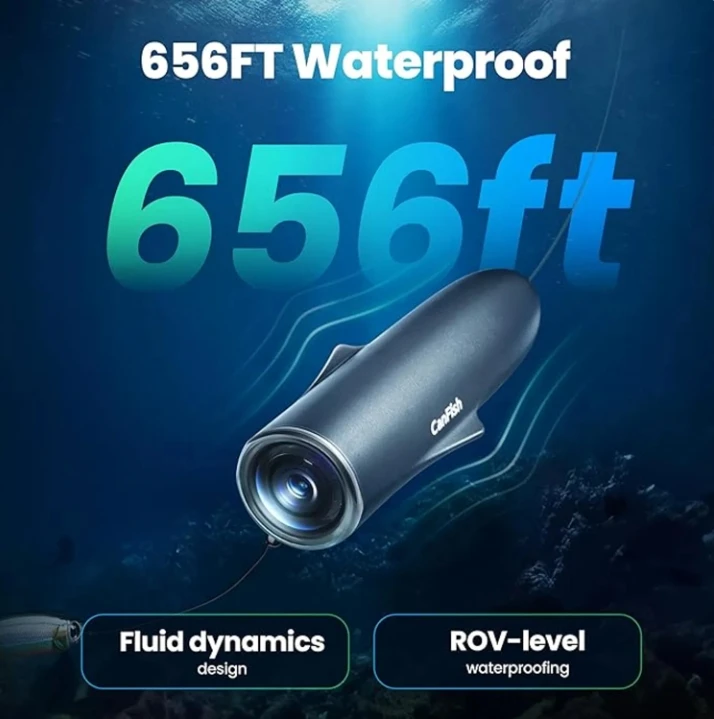 Underwater   Camera  656 Feet water-proof full HD Sensor,136° Ultra-wide/2.0 Aperture  underwater  camera