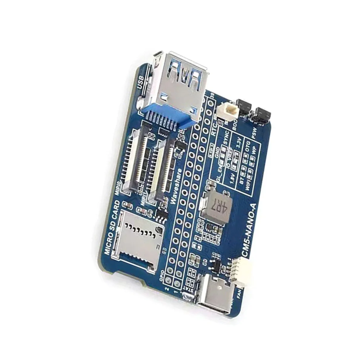 A03R For Compute Module 5 Base Board Mini Expansion Board USB 3.2 / Camera Interface