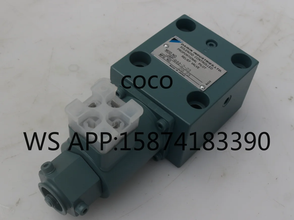 Daikin JRP Series Hydraulic Solenoid Pilot Operated Proportional Relief Valve JRP-G02-2-23