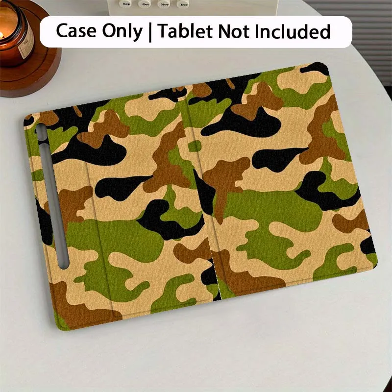 

Camouflage style pattern Tablet Case For Samsung Galaxy Tab S7 S8 S9 S10 FE Plus 12.4 13.1 Inch