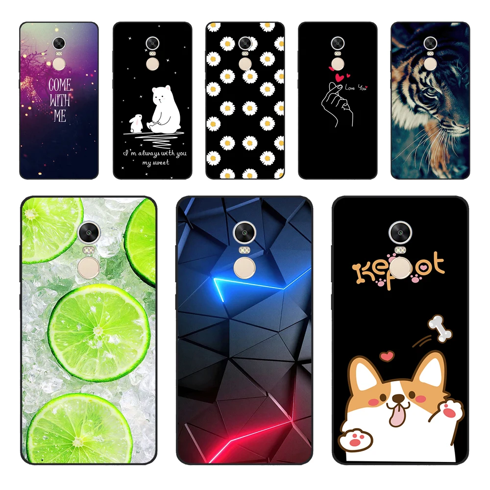 Silicone Case For Xiaomi Redmi Note 4 Global Case Redmi Note 4x / Note 4 Soft Phone Case For Xiaomi Redmi Note 4X Coque Fundas