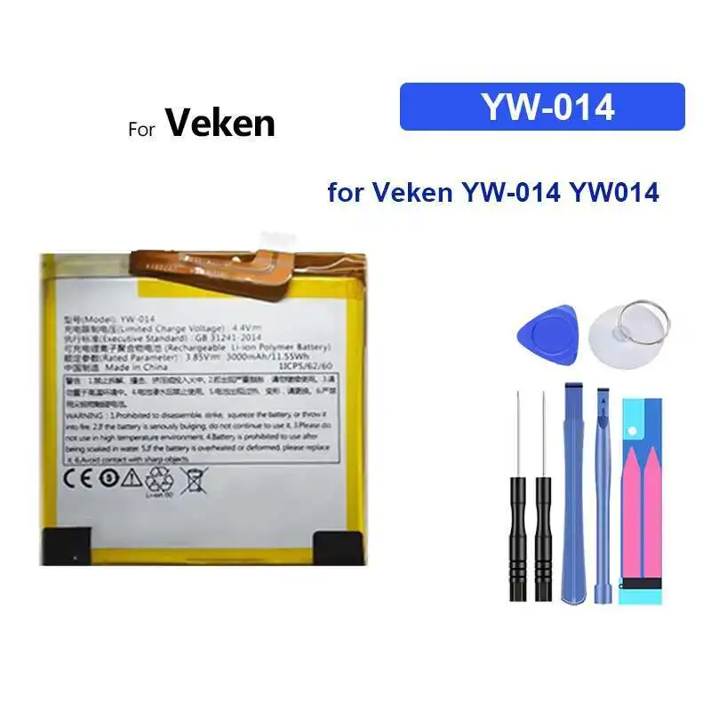 

Для Veken YW-014 YW014 Высокоэффективный аккумулятор для мобильного телефона 3000 мАч Надежный источник питания