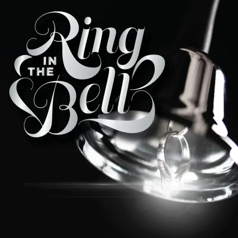 Ring in the Bell Stage Magic Tricks The Borrowed Ring Flight Illusion Close up Mentalism Magia Magicians Prop Gimmick Accessory