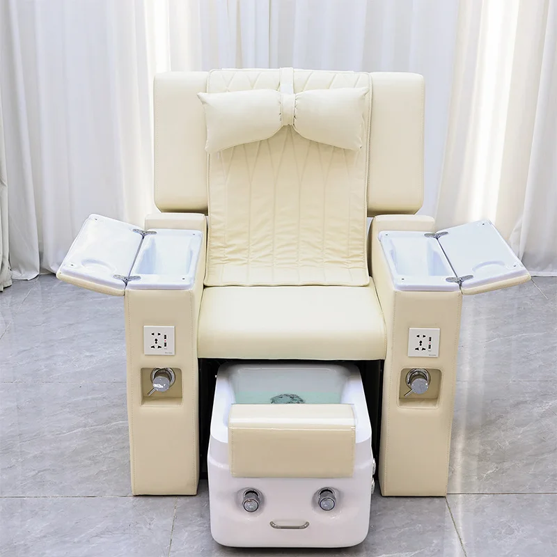 

Спа Роскошное кресло для педикюра, электрический массажный диван для терапии ног, кресло для салона красоты ногтей, ресниц, электрическое кресло для отдыха, кресло с креслом