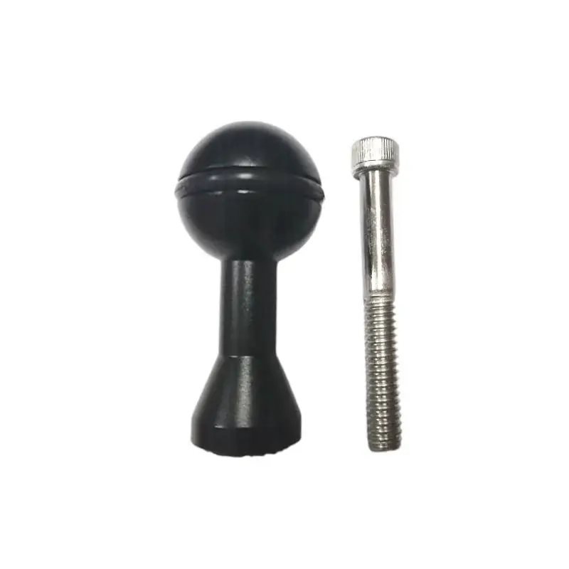 Aluminum Ball Head Car Phone Holder Accessories Camera Gimbal Extension Rod 1/4 Screw Spinner Arm Clamp Ball Head Holder