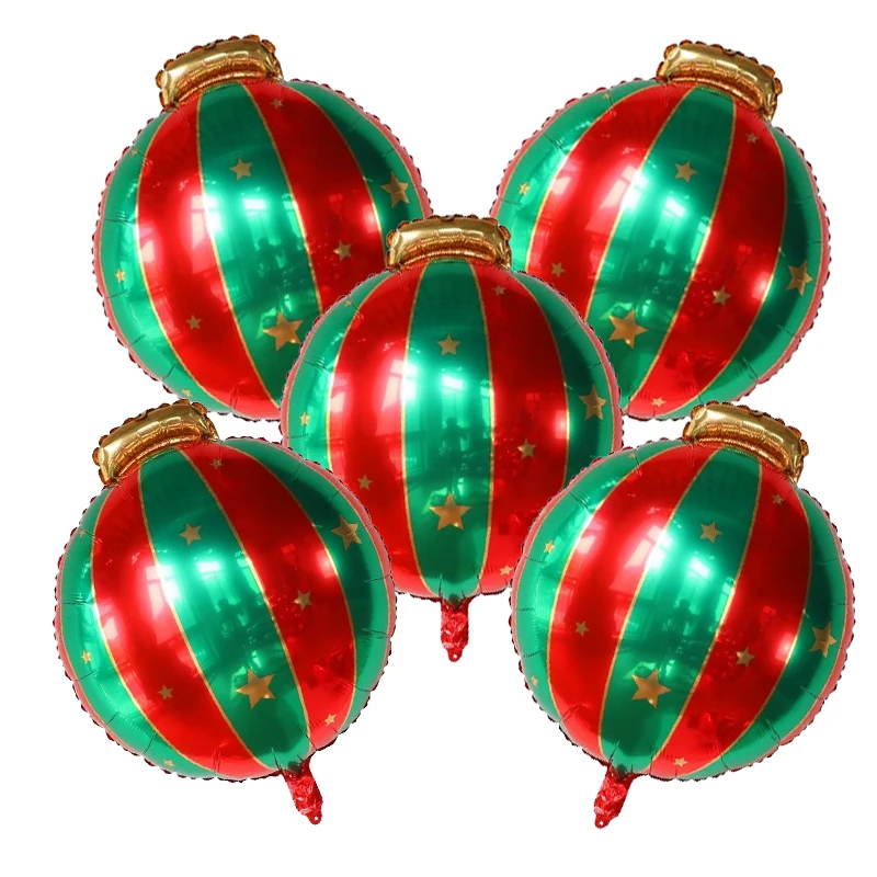 5 قطعة عيد الميلاد احباط بالون مملوء بالهليوم سانتا ثلج البطريق كاندي عيد ميلاد سعيد موضوع الطرف الديكور الهواء Globos هدايا الاطفال