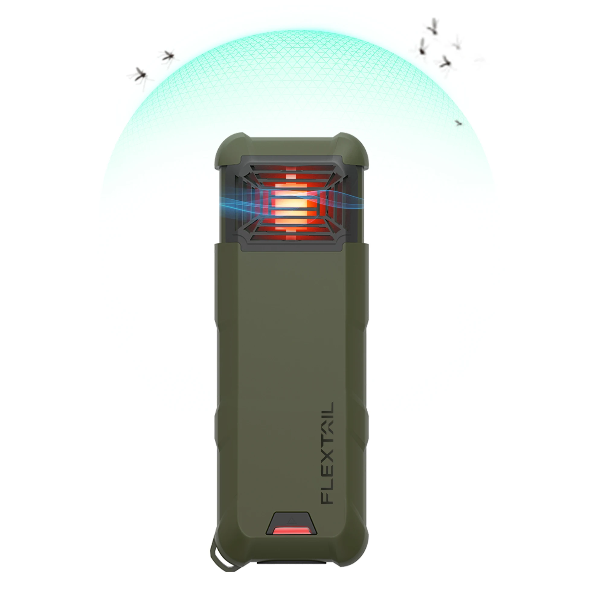 FLEXTAILGEAR Przenośny elektryczny odstraszacz komarów 165 ℃ Wydajne ogrzewanie Idealne na zewnątrz, kemping, plecak, patio