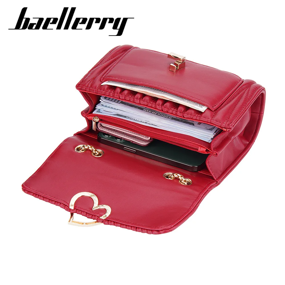 Baellerry New Women Bags Phone Pocket High Quality Female Handbags Wallets Crossbody Shoulder Chain Bag Clutch Bag For Women