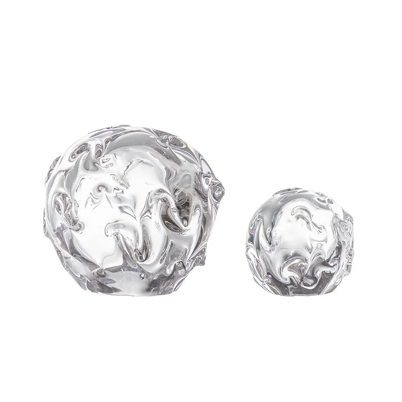 

Auspicious crystal abstract ball decorative glass ornament, entrance modern high-end atmospheric handicraft soft decoration