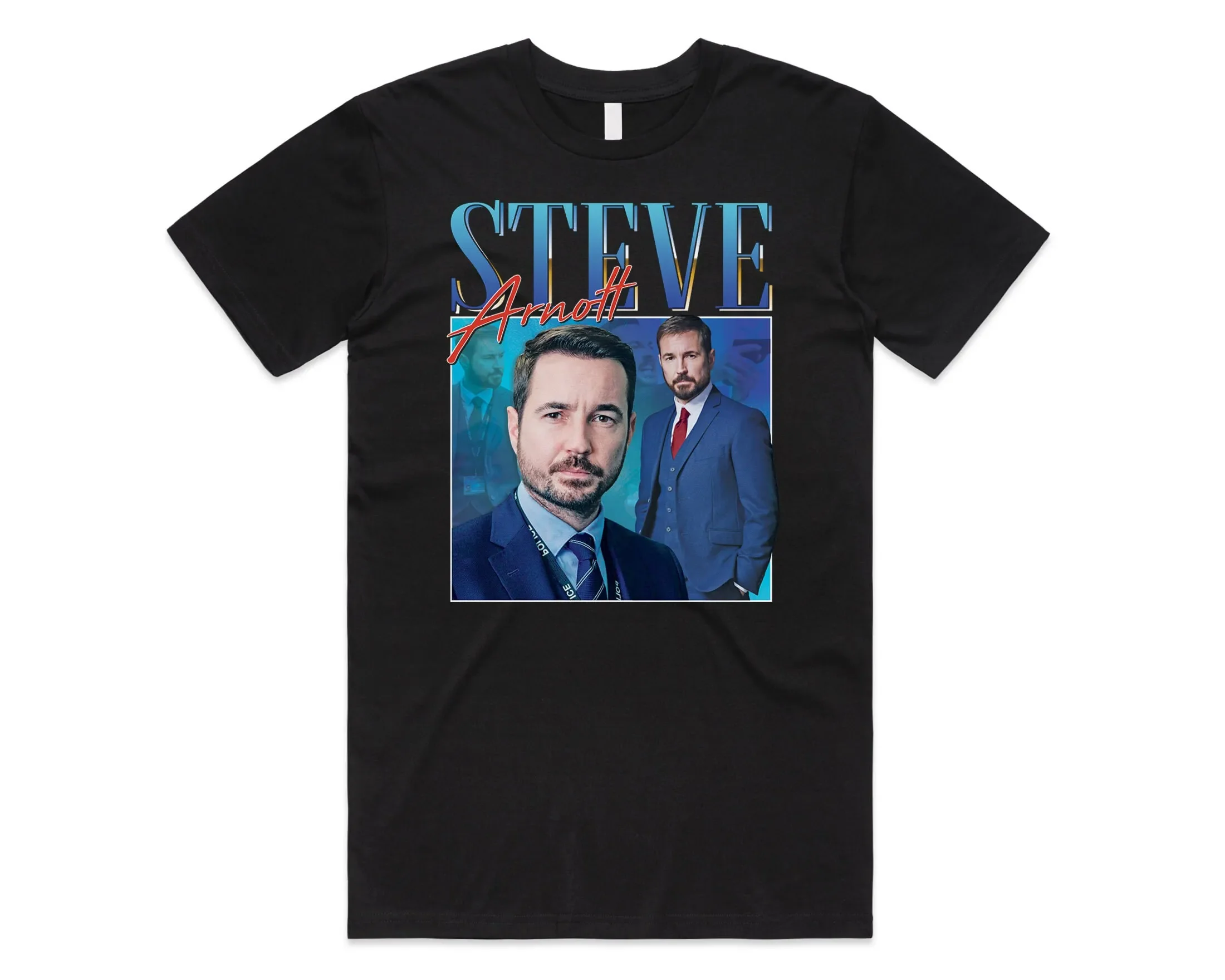 Steve Arnott Homage T-shirt Tee Top Funny UK Show Line of Duty