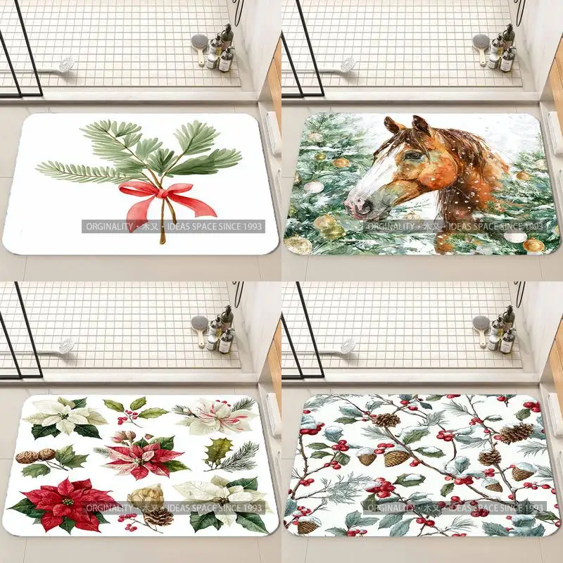 

Snowy Winter Mat Design Living Room Decoration Home Sofa Non-Slip Carpet Study Bedroom Tatami Children'S Soft Floor Mat
