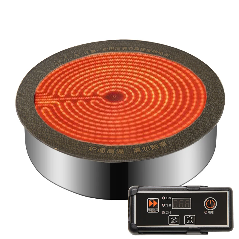 Cooking in commercial high-power electric ceramic stove