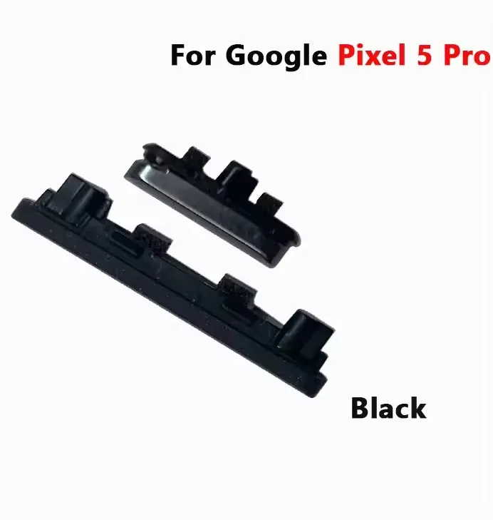 Botón nuevo para Pixel5, teclas laterales de volumen y encendido para Google Pixel 5 5 Pro, piezas de repuesto para carcasa 3