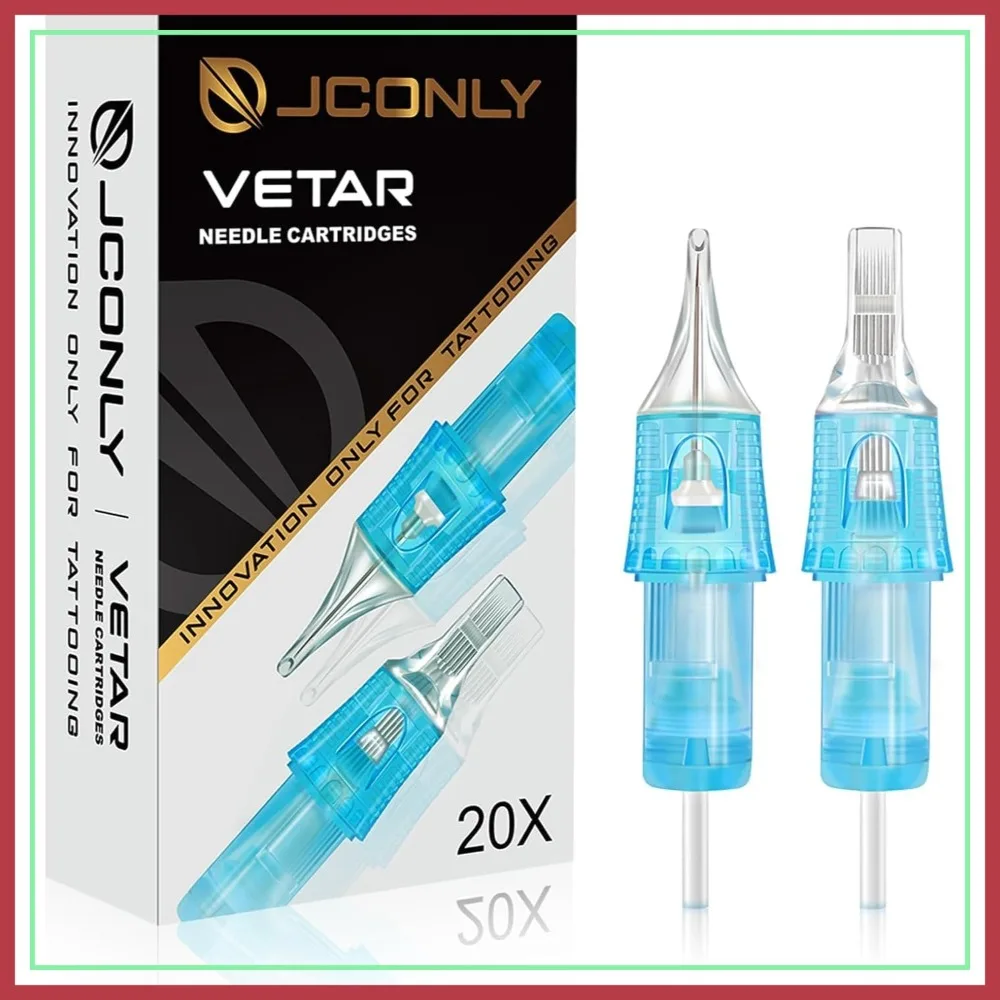

20Pcs Tattoo Cartridge Needles #10 Bugpin 3 Round Liner, 0.30mm Diameter, Long Taper 5mm for Professional Tattoo Artists