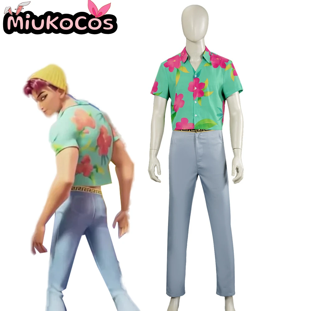 

IN STOCK Saja Boys Cosplay Costume Green Shirt Suit MiuKoCosplay Anime KPop Demon Hunters Cosplay