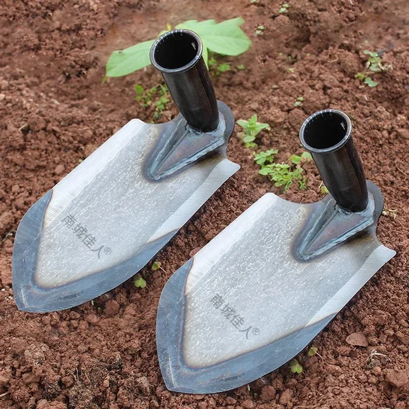 1Pcs Manganese Steel Thickening Hoe Durable Labor-saving Hoe For Ditching Weeding Loosening Soil Agricultural Gardening Tools