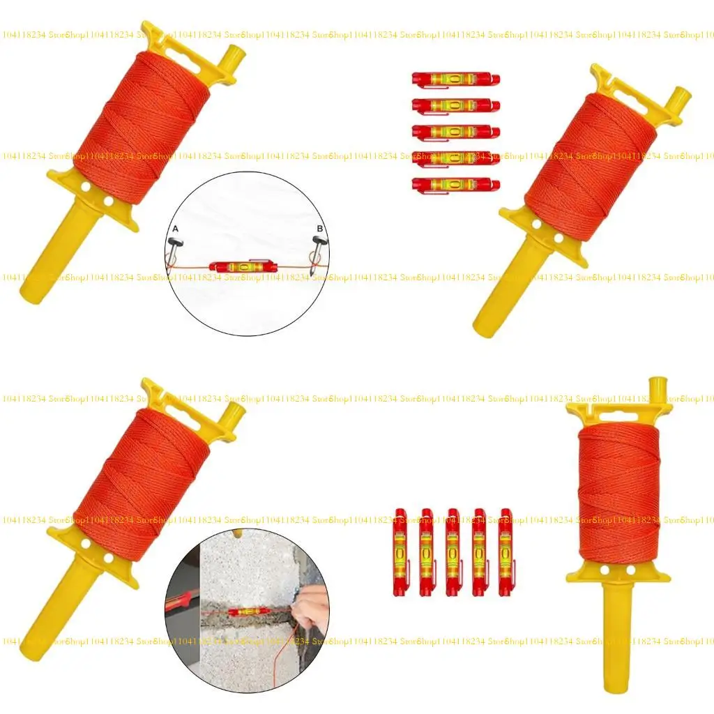 

P9FB Multipurpose Braided Construction Line Integrated Levels Hand Crank Gardening
