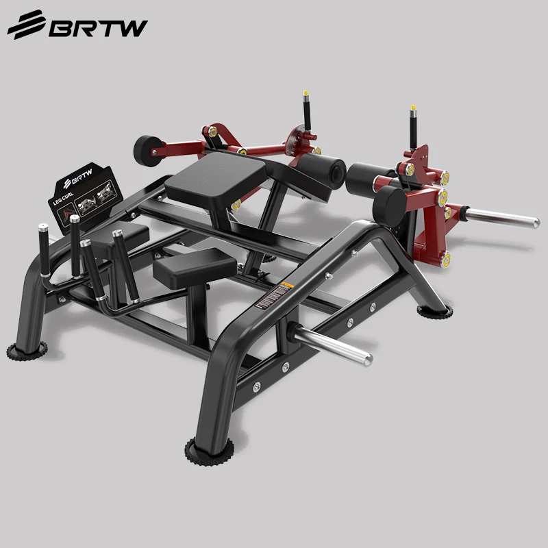 

Commercial Prone Leg Curl Bodybuilding Equipment Plate Loaded Gym Equipment Leg Curl Machine