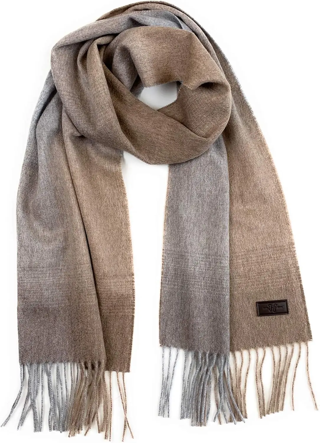 

Ultra-Soft 100% Cashmere Winter Scarf for Men, 66x12 Inches, Cozy and Durable