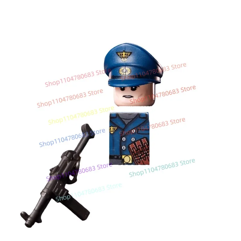 MOC Building Blocks Transparent Sailor Suit Marine Assembly Model Mini Figurine Ornament Decoration Anime Cartoon Toy Gift