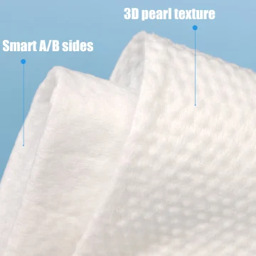 850/170 Sheets Pearl Pattern Face Towel Super Thick Soft and Double Water Absorption Sealed Facial Towel Rolls with Hanging Cord