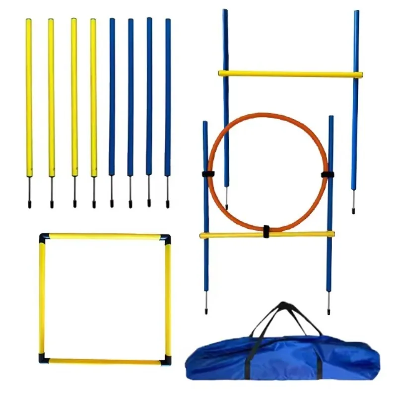 

Wholesale PVC Dog Training Agility Equipment Kit with Carry Bag Home Use Pet Training Pads China Supply