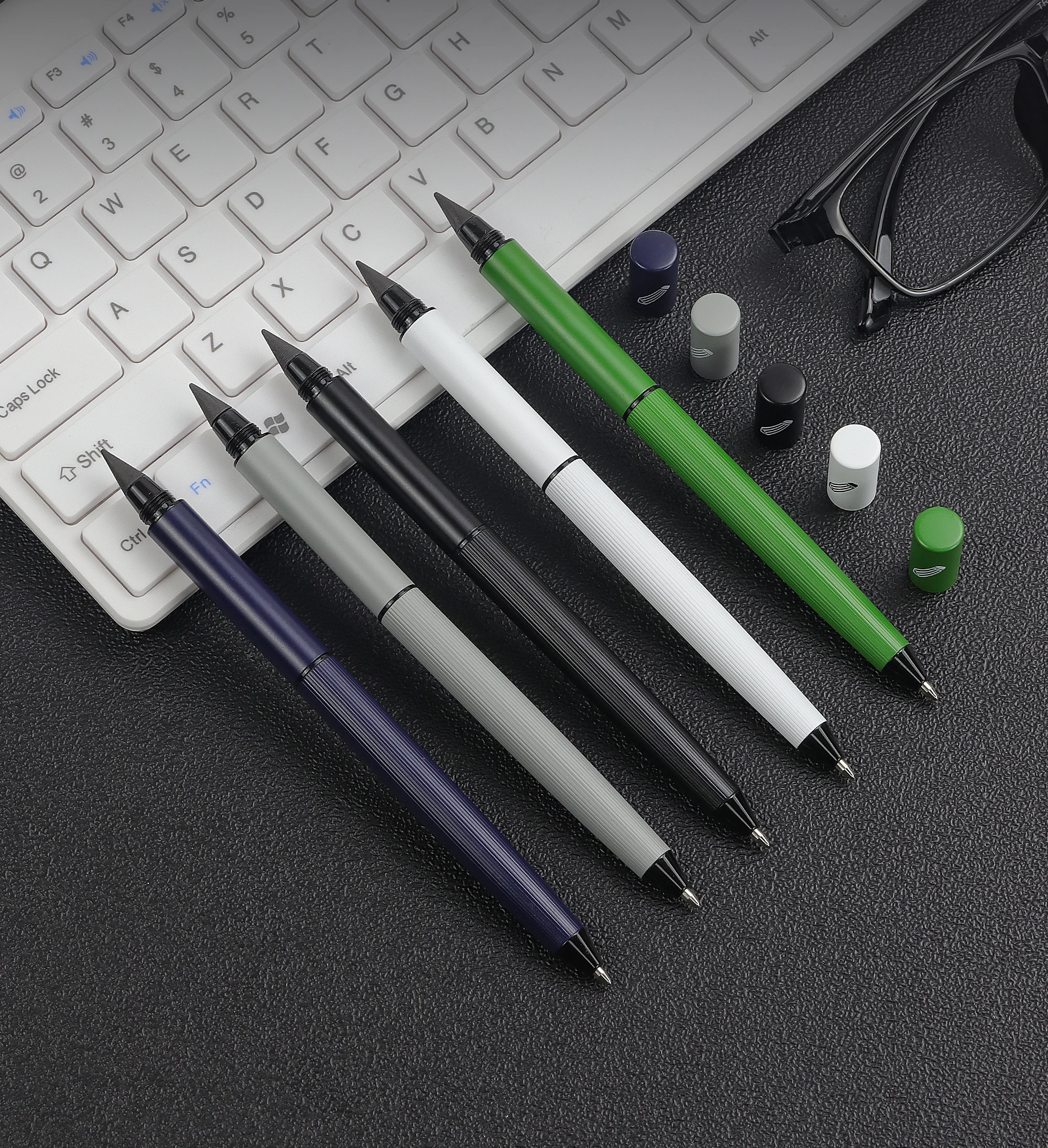 1pc high-quality double-end pen,ballpoint pen and pencil,convenient for note taking,gift box packaging,office school stationery