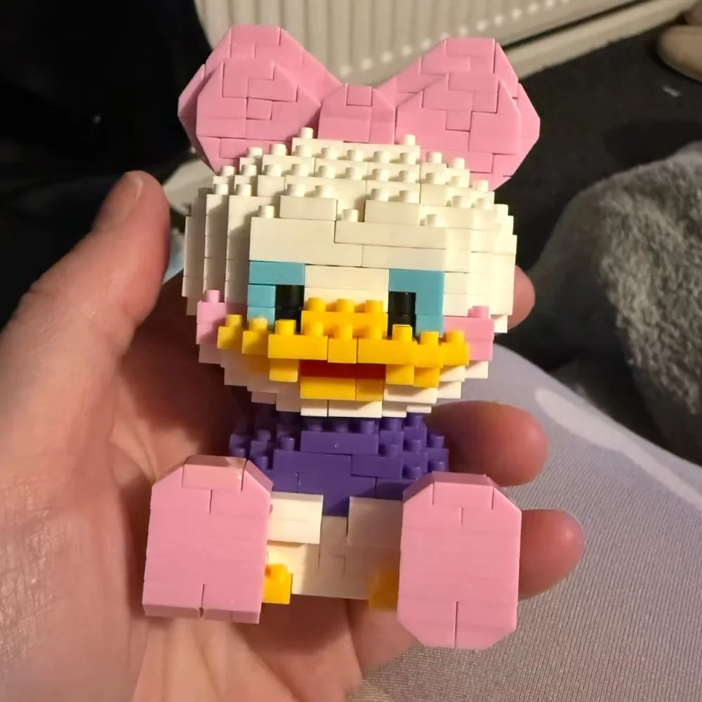 Disney  Building Blocks StellaLou Duffy LinaBell Cartoon Action Doll DIY Assemble Birthday Gift DIY Puzzle Toy Birthday Gift view 3