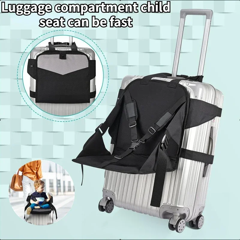 Trolley Case Portable Child Seat Special Trolley Case for Traveling with Children Three-point Safety Belt Seat