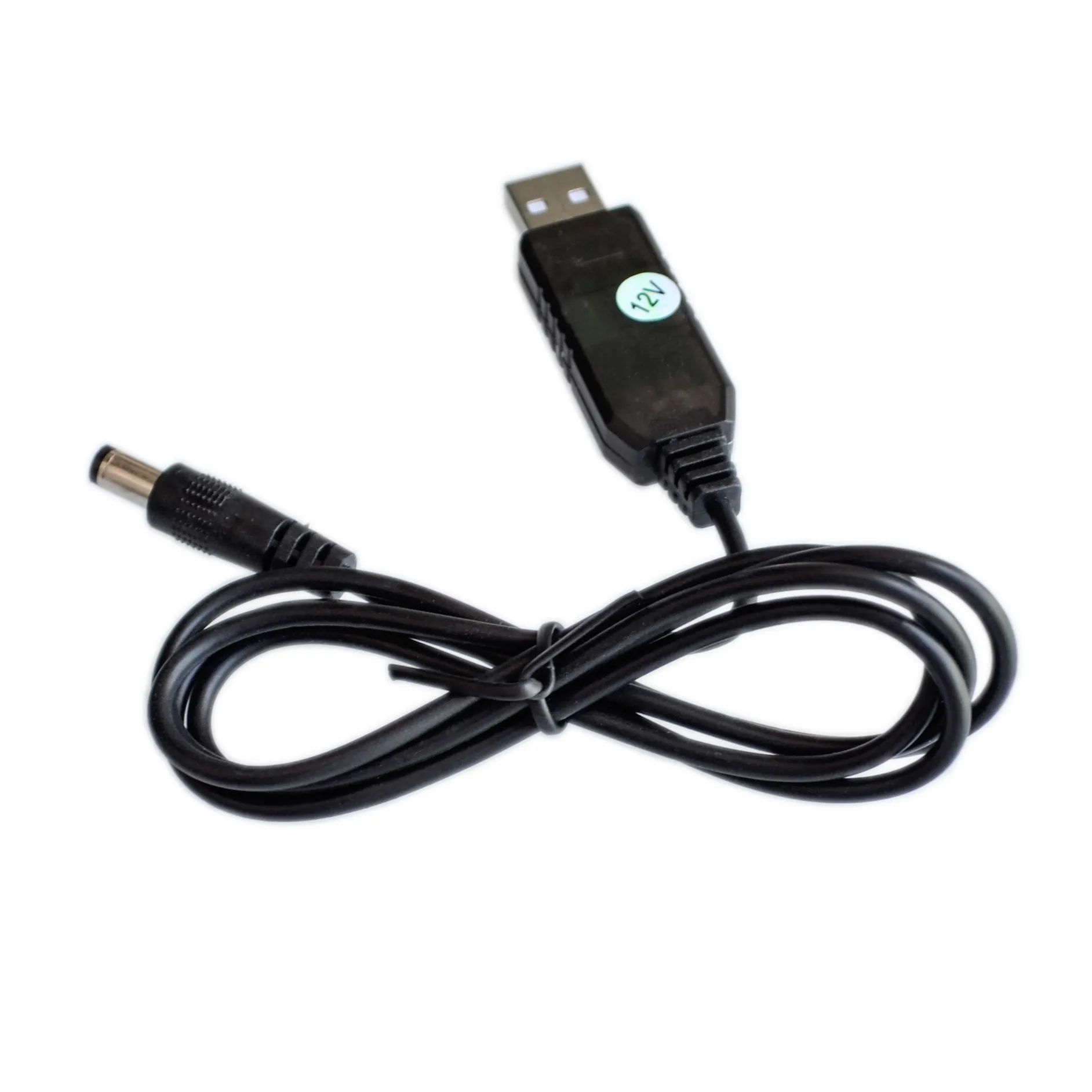 1PCS USB Power Boost Line Dc 5v To Dc 9v / 12v Step Up Module Usb Converter Adapter Cable 2.1x5.5mm Plug