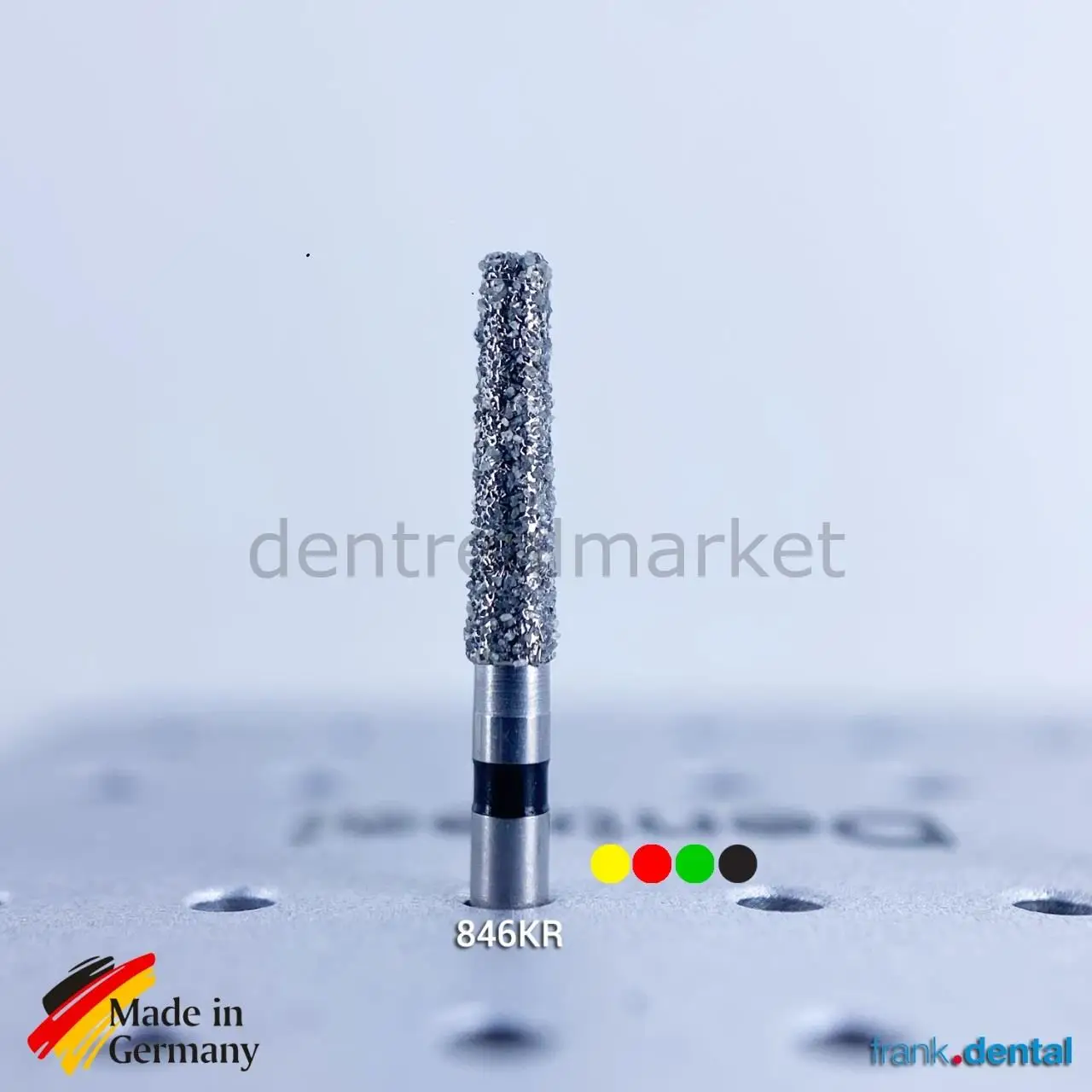 Frank Dental - Diamond Dental Burs - 847RA Blue Belt Diamond Burs - For Contra-angle - 5 pcs - Made in Germany