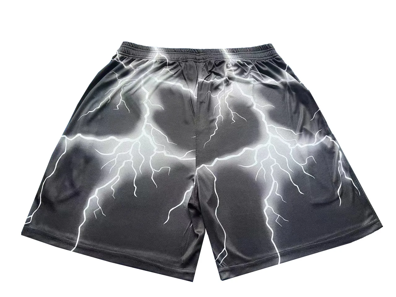 New 2023 Lightning Mesh Basketball Shorts bermudas  Men\'s Gym Fitness Training Shorts Male Bodybuilding Sports Boxing  Beach