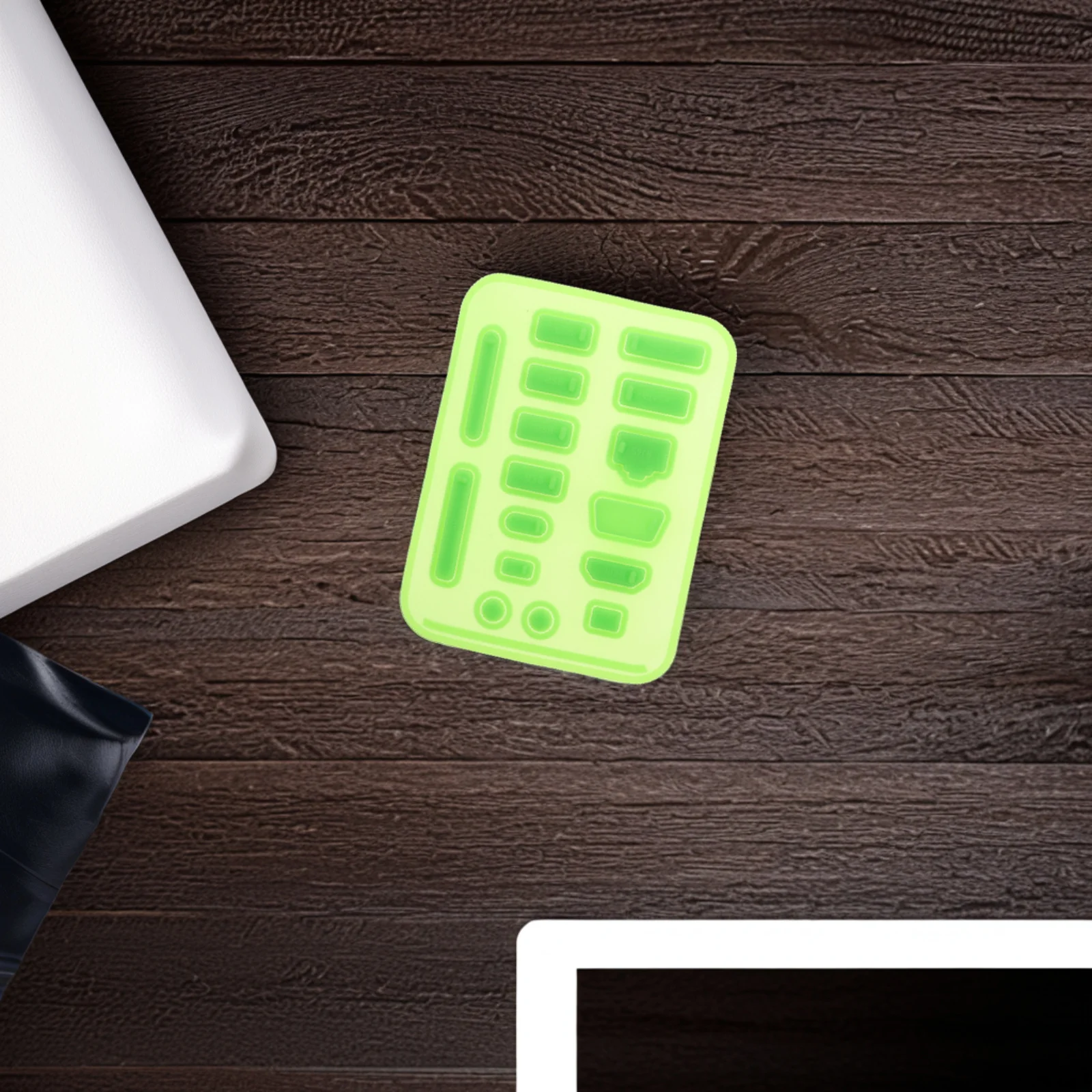 

3Sets Laptop Dustproof Plugs Silicone Port Caps USB Rj45 Audio Protective Covers Universal Fit USB Plug Laptop Plug