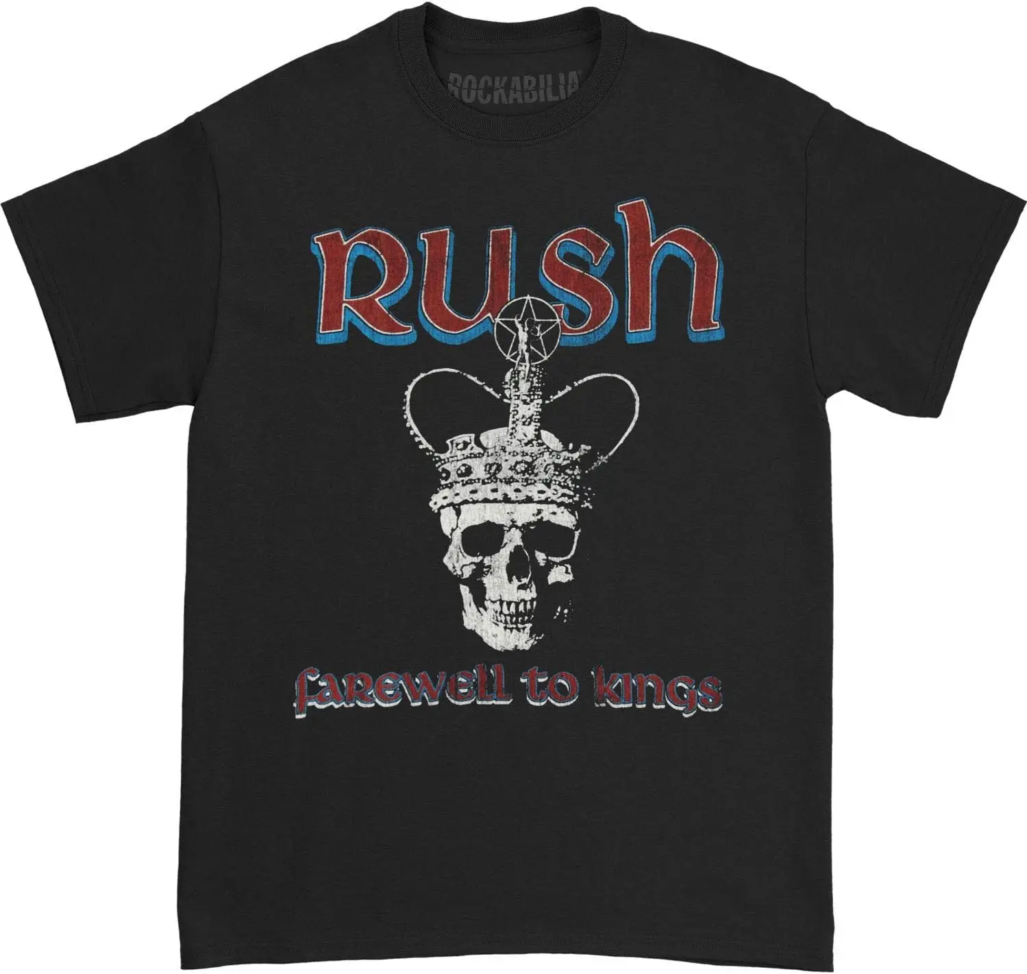 Rush Men's Farewell to Kings T-Shirt Black