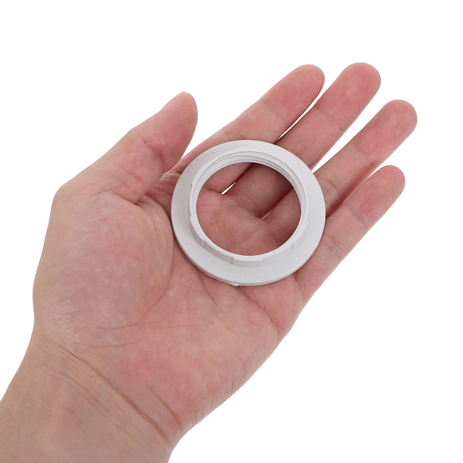 12Pcs Lamp Shade Holder Rings Metal E14 E27 Socket Stable Support Table Lamp Shade Adapter Ring Replacement Parts Hardware