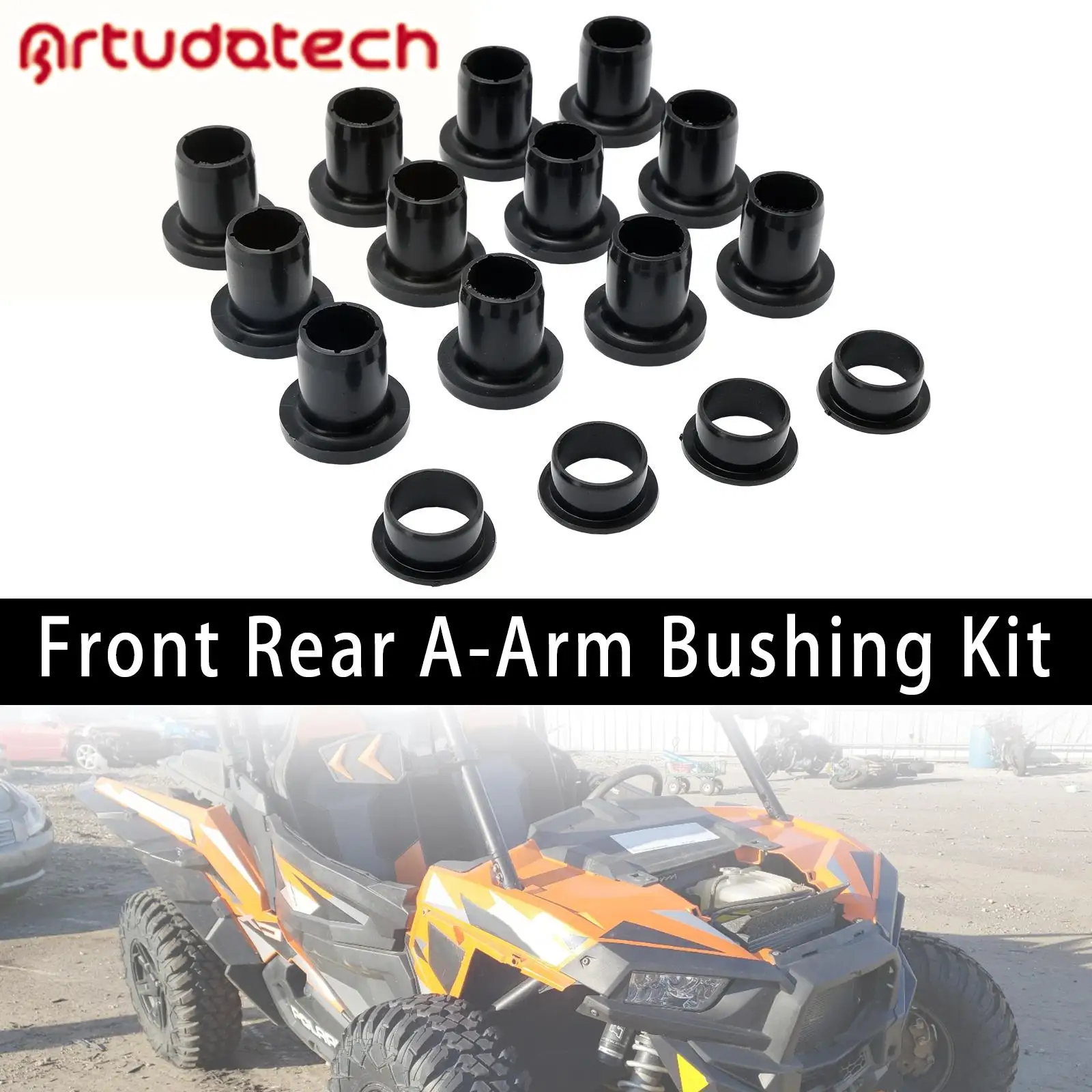 Front Rear Control Arm Bushing Kit for Polaris RZR 900 1000 EPS XP 4 Turbo