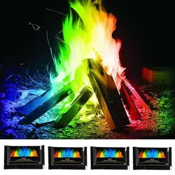 10g-30g Changing Flame Powder Decorative Magical Fire Flame Powder Fireplace Festival Fire Powder Camping Bonfire Party Tools