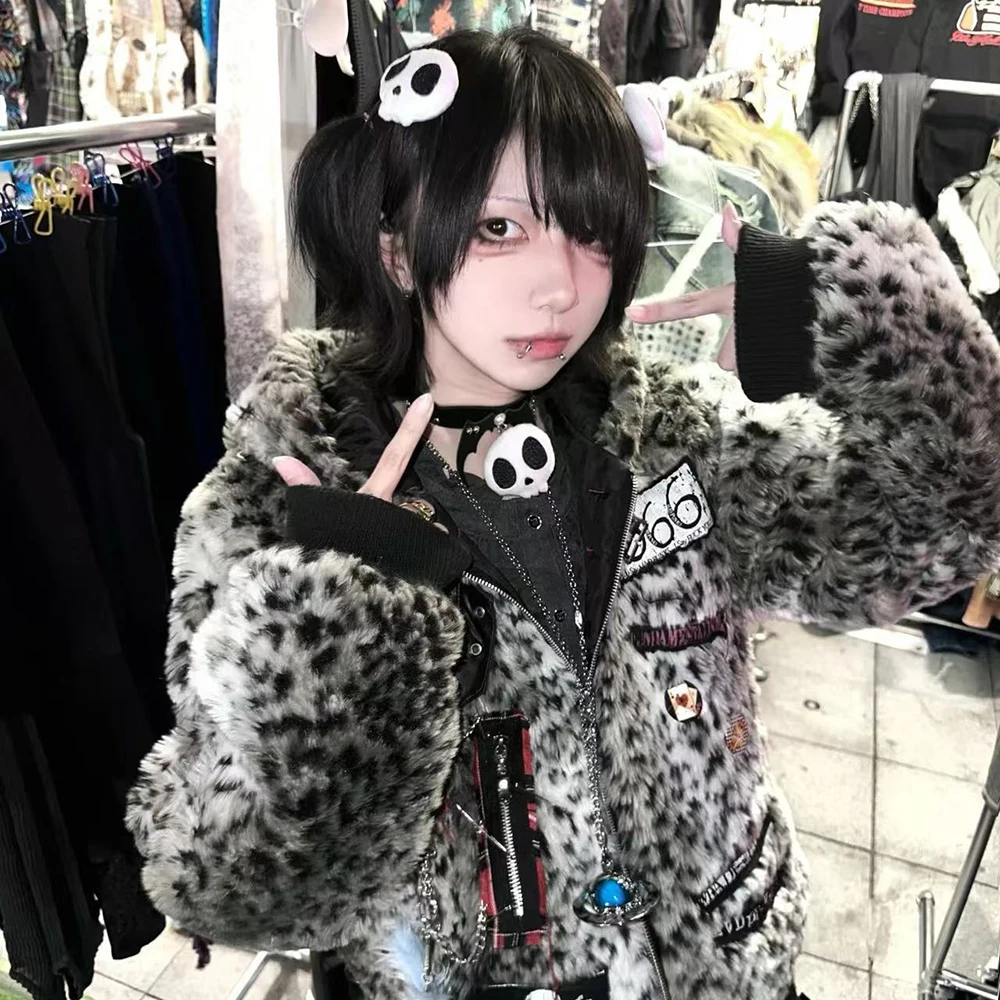 サブカルチャーゴシックロリータヘアピン原宿 Y2K ガールヘアクリップ頭飾りぬいぐるみスカル帽子ハロウィンヘアアクセサリー