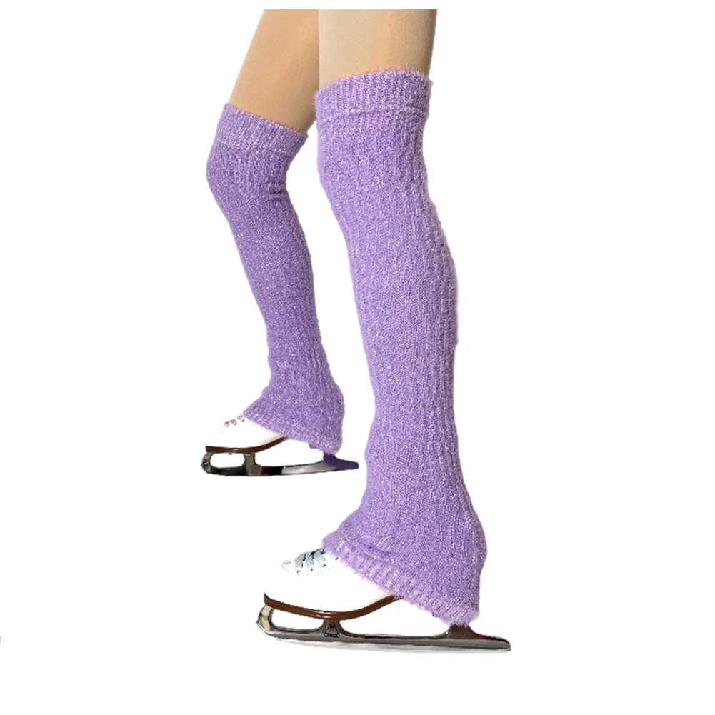 

Long Fleece Skating Socks and Leg Warmers Designed for Warmth Lightweight and Stretchable for Training Practice and Ice Rink Use