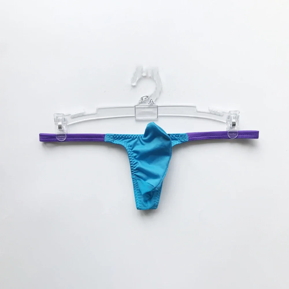

Нижнее белье для мужчин, тонкие стринги из прозрачного ледяного шелка, ультратонкое нижнее белье, дышащие трусы, трусики, стринги с Т-образной спинкой