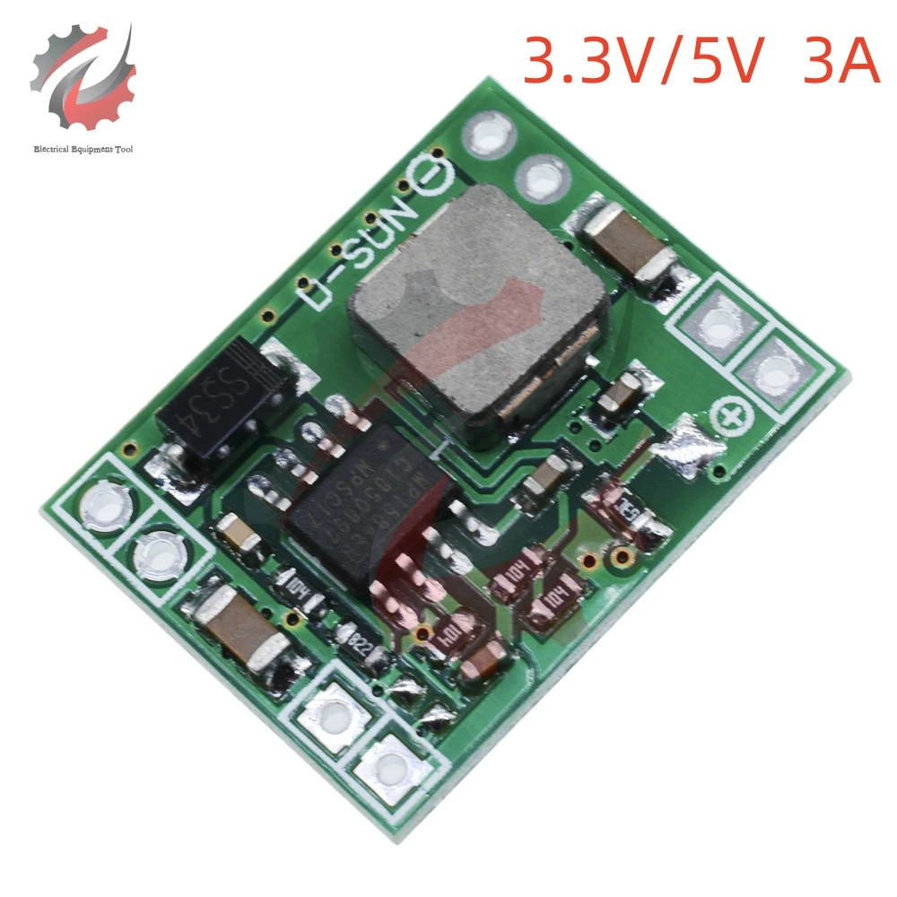 DC-DC 5V 3.3V 3A  Power Module Adjustable MP1584EN Power Step-down Descending Output Module 12V 9V 5V 3.3V 3A LM2596 24V