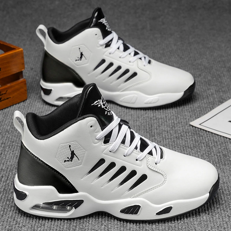 

Мужские баскетбольные кроссовки, амортизирующая дышащая спортивная обувь, нескользящие уличные спортивные баскетбольные кроссовки для тренировок в тренажерном зале для женщин