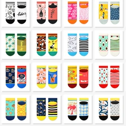 New Women's Boat Socks Abstract Cartoon Fashion Invisible Socks Women's Personalized Design Fashion Socks