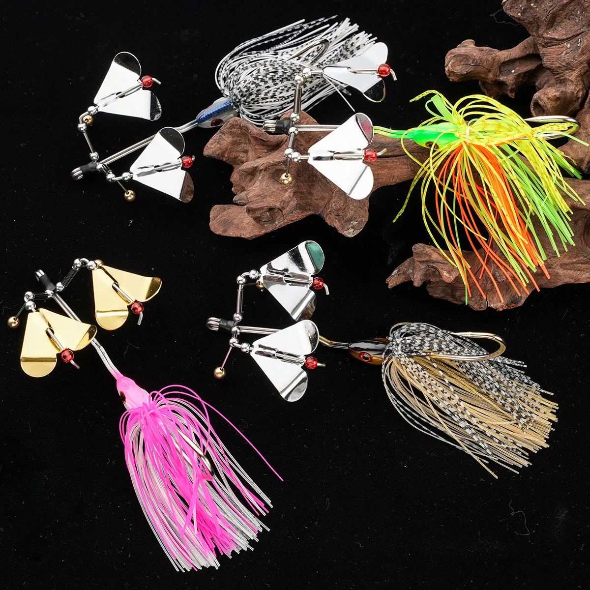 

30g Bearded Man Water Long-distance Rotating Composite Sequin Noise Tractor Micro-object Bass Special Lure leurre de pêche
