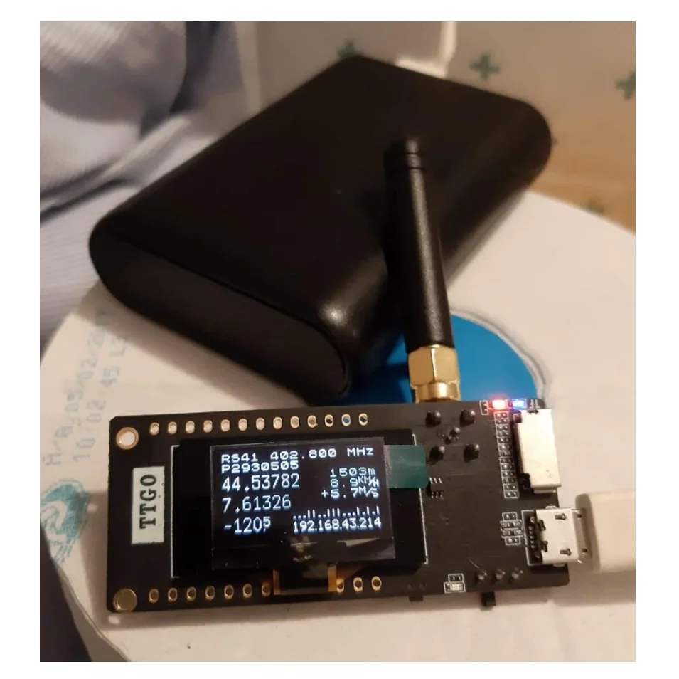 LoRa32 V2.1_1.6 Version 433/868/915Mhz ESP32 LoRa OLED 0.96 Inch SD Card Bluetooth WIFI Wireless Module ESP-32 SMA