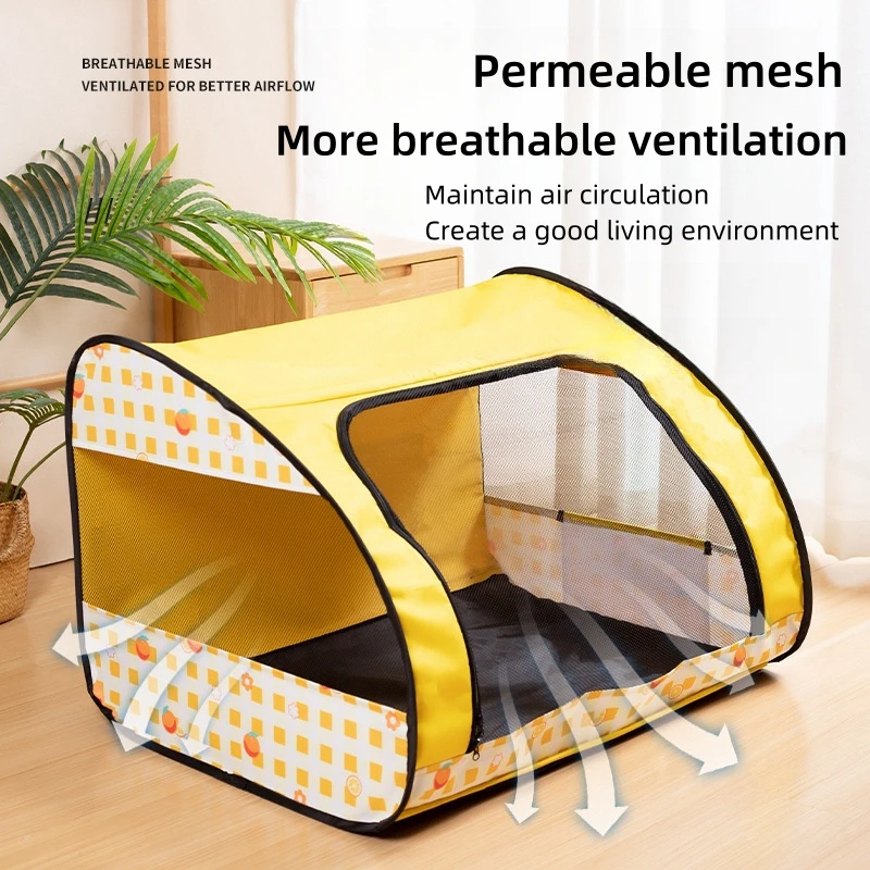 Large Space Enclosed Fenced Tent Foldable Pet Birthing Room