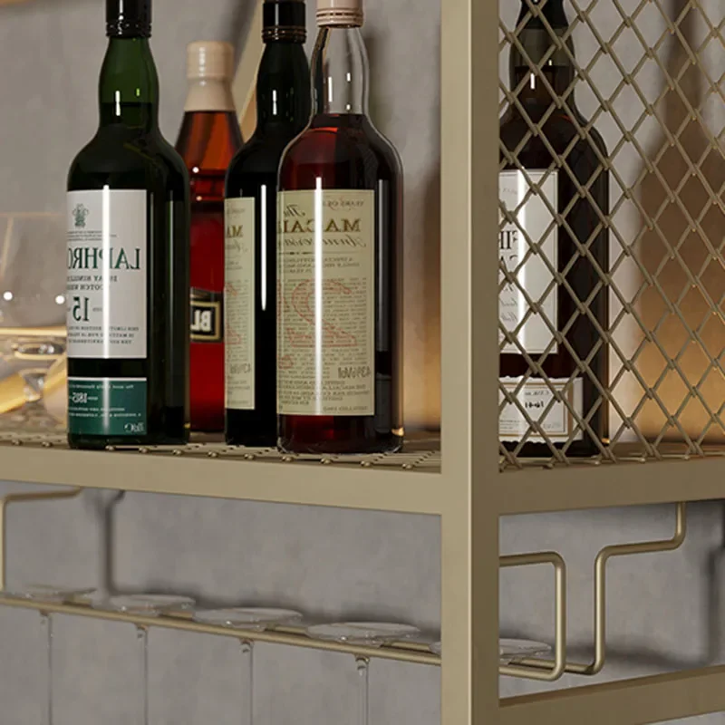 Wall Bar Cabinet Home Modern Nordic Liquor Drinks Whisky Storage Hanging Restaurant Wine Rack Black Mobiletto Boutique Furniture