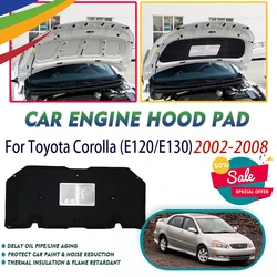 Car Engine Hood Pad For Toyota Corolla Allex E120 E130 2002 2003 2004 2005 2006 2007 2008 Sound Insulation Cover Car Accessories