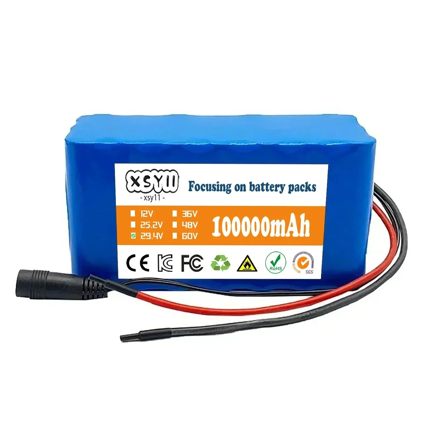 24V 100000mAh 7S3P 18650 Lithium 24V Lithium Battery Wheelchair battery 7s3p Battery Pack