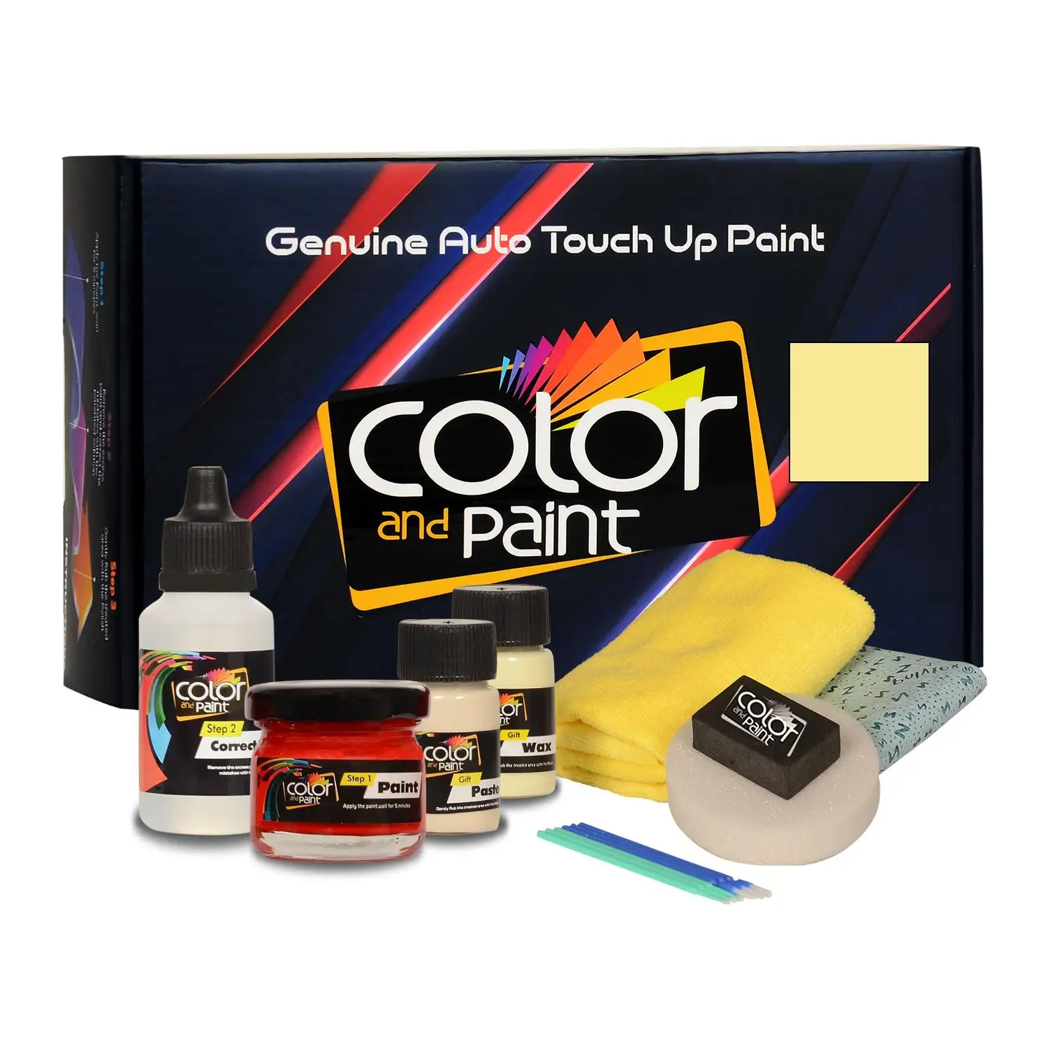 

Color and Paint compatible with Piaggio Motorcycle Touch Up Paint - PIAGGIO GIALLO CANARINO - 956 - Basic Care